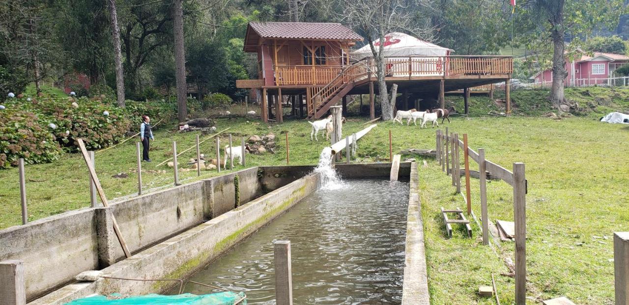 Casa Campo Yurt 1 Gengiscan Tenda Mongolica Wifi Urubici Exterior foto