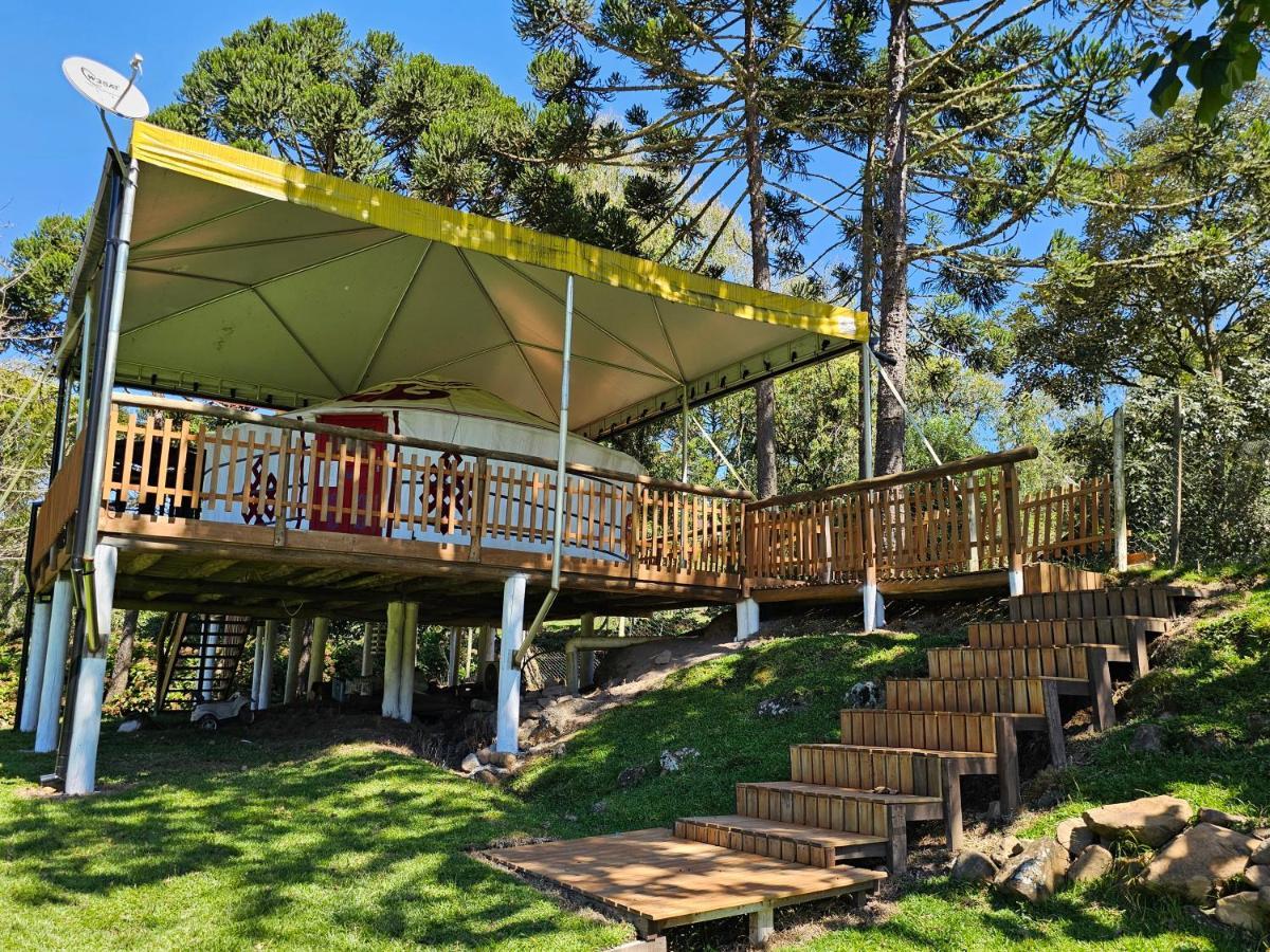 Casa Campo Yurt 1 Gengiscan Tenda Mongolica Wifi Urubici Exterior foto